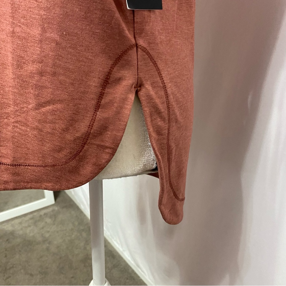 Velocity Activewear Terracotta Long Thumbhole Sleeves Top Size S #1531 - Picture 5 of 16